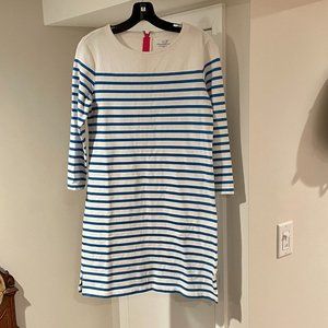 Vineyard Vines White & Blue Striped Dress XS